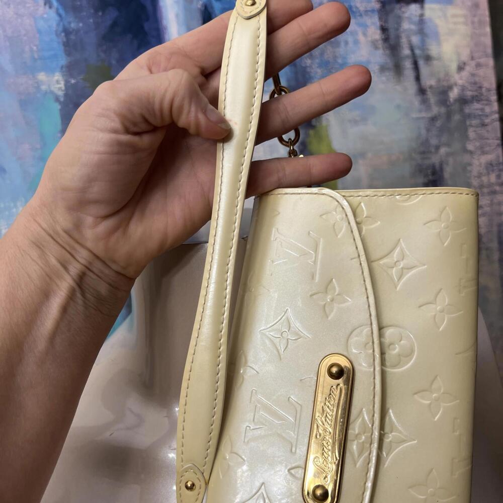 Authentic Louis Vuitton Monogram Vernis Sunset Boulevard Rose Nice Condition. - Picture 13 of 16